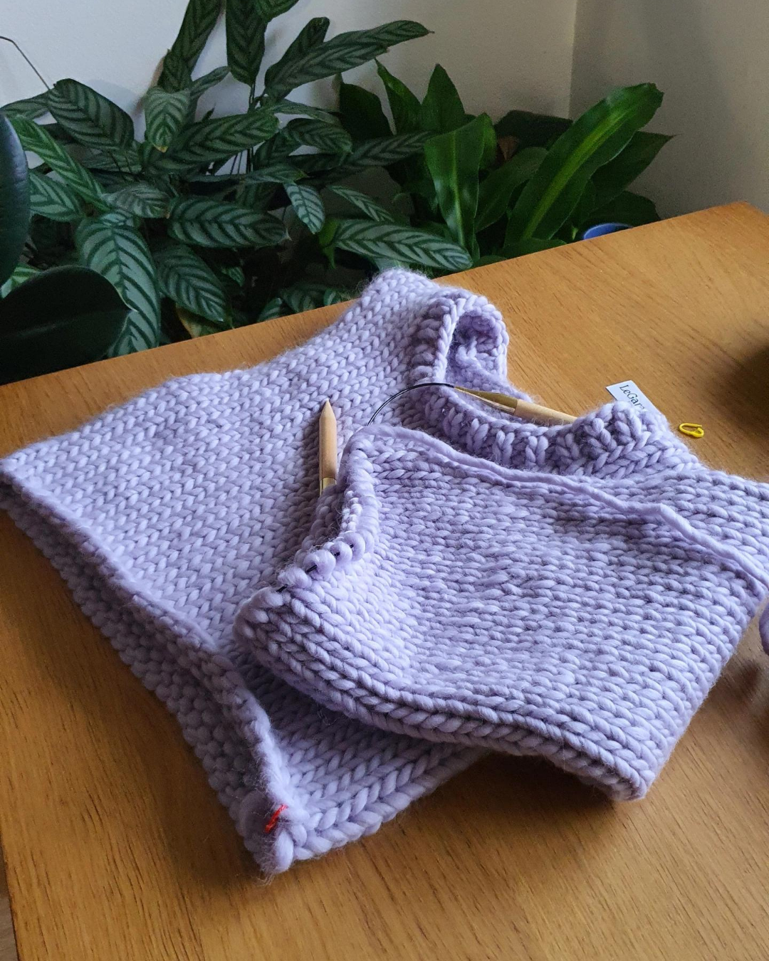 Le pull en cours de tricot par Fassi De Souza - LeGarage